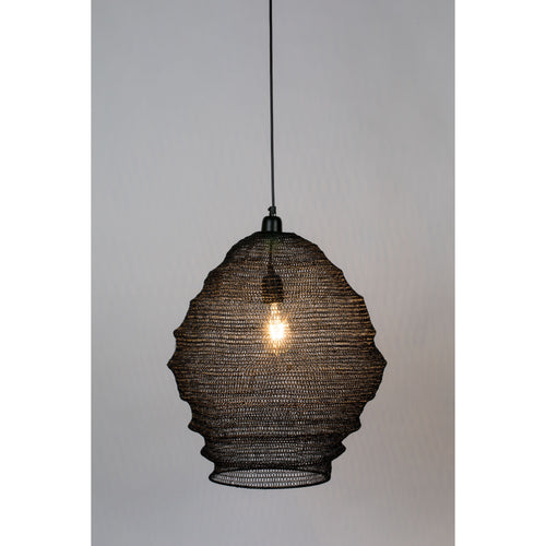 Housecraft Living Lena Hanglamp L Zwart - vtwonen shop