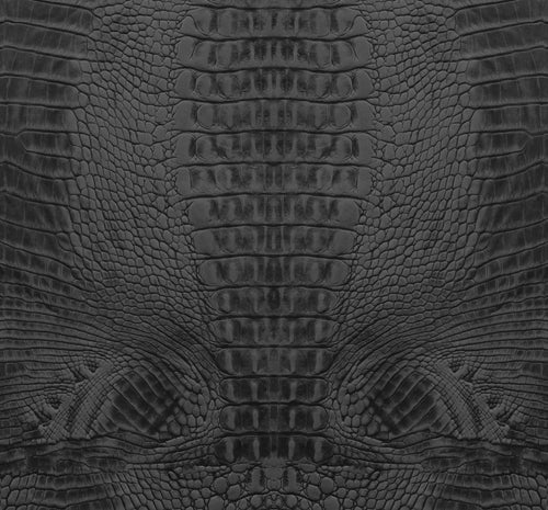 Origin Wallcoverings fotobehang krokodillenhuid zwart - 300 x 279 cm - 357247 - vtwonen shop