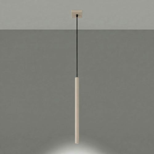 Sollux Lighting Hanglamp PASTELO 1 taupe - 8x8x120cm