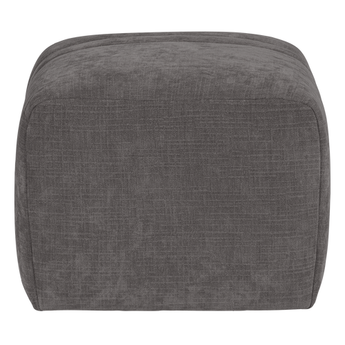 WOOOD hocker Omaire - Chenille - Grijs