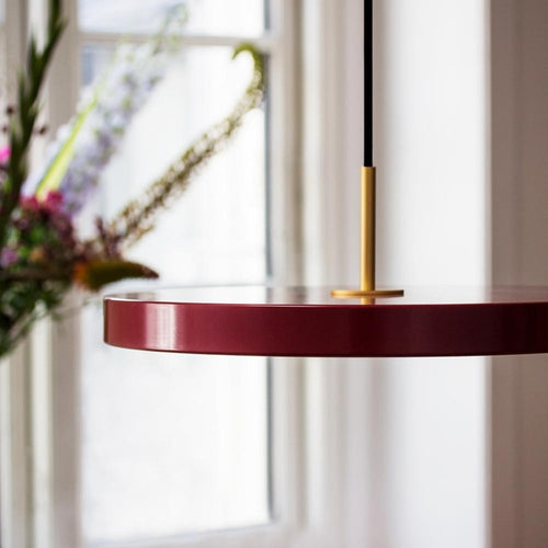 Umage Asteria Medium hanglamp ruby red - met koordset - Ø 43 cm