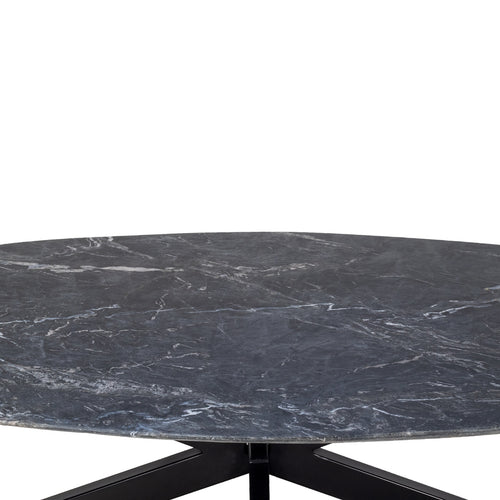 Giga Meubel Salontafel Richy - Zwart Marmer - 120x70x38cm - vtwonen shop