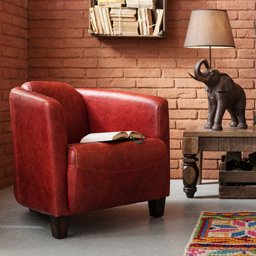Kare Design Fauteuil Cigar Lounge rood - vtwonen shop