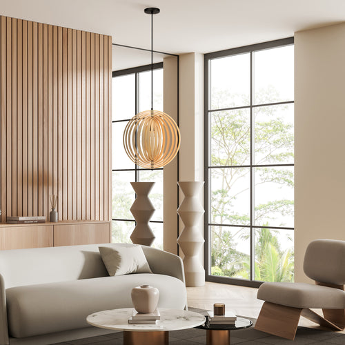 Maytoni - Hanglamp Roots - Zwart - Ø43 - vtwonen shop