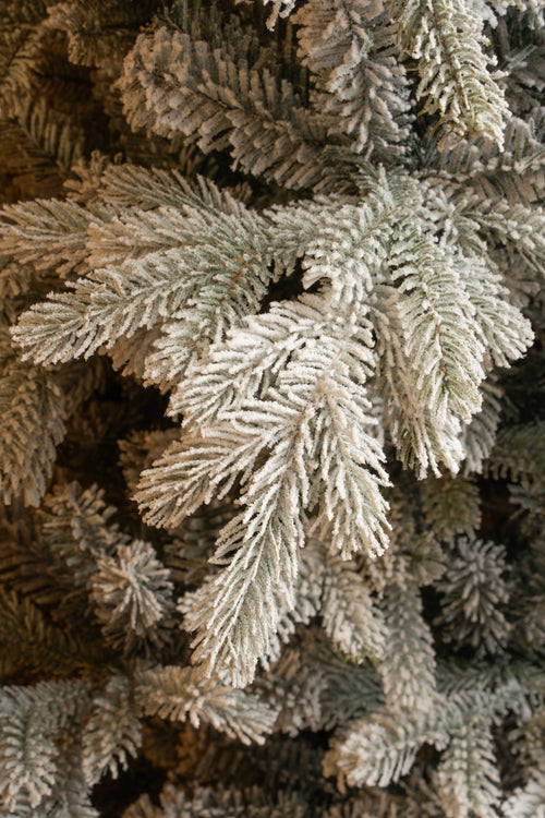 Black Box Trees Grimshaw Kunstkerstboom - H215 x Ø152 cm - Groen Frosted - vtwonen shop