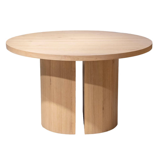 DÉJA Living Eettafel Mito - Naturel Eikenhout - 130x130x78cm