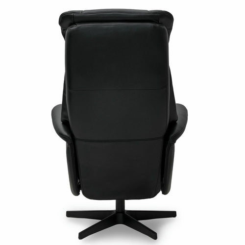 Furnhouse elektrische relaxfauteuil Bonanza - Zwart - Draaibaar - 83x76x115
