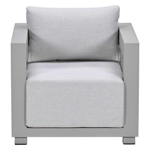 Houston aluminium lounge tuinstoel - taupe - valley sand