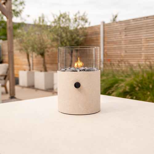 Cosi Fires gaslantaarn Cosiscoop XL Ø 20,5x30 cm - marble stone