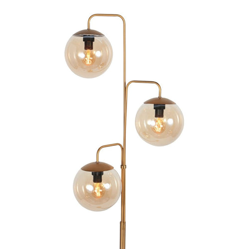Steinhauer vloerlamp Bollique - 3 lichts - 24  x 172   cm - brons