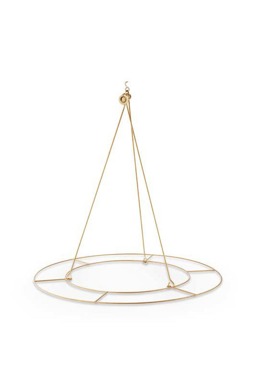 vtwonen decoratie ring - metaal - goud - 60 cm - vtwonen shop