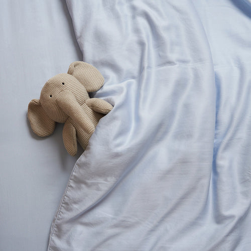 Coco & Cici - Tencel Twill Hoeslaken 70 x 145 cm - 1 Persoons Beddengoed - Kinderbeddengoed - Lyocell - Hypoallergeen & Extra Zacht - Licht Blauw - vtwonen shop