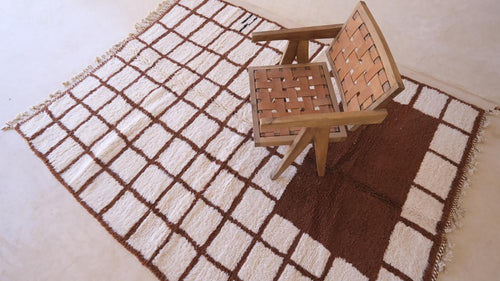 AFK Living vloerkleed Berber - handgemaakt - Wol - 80 cm x 240 cm