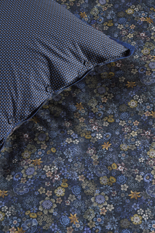 Pip Studio Dekbedovertrek Tutti I Fiori - 240 x 200/220 cm - Donkerblauw