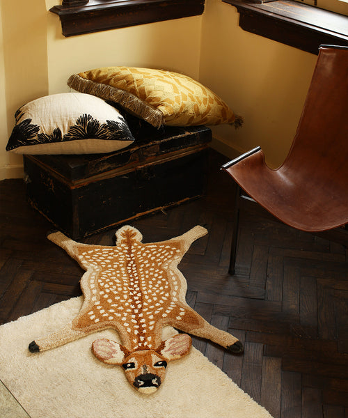 Doing Goods Francis Hert Vloerkleed - Klein 100 x 64 x 2 cm - 100% wol