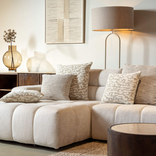 MALENE | sierkussen 30x50 cm | Brown Rice | beige | Hoii