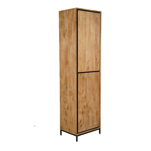 StarFurn Boekenkast RichWood - Naturel Mangohout - 60x45x220cm - vtwonen shop