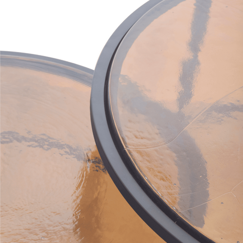 Signature - IGLOO Nestbare salontafel - Zwart - 86x86x46 cm