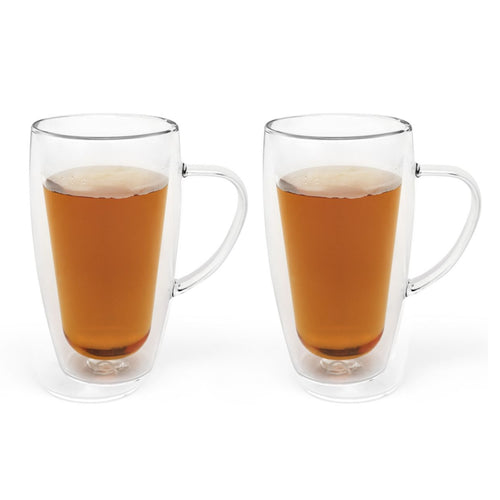 Bredemeijer -Dubbelwandig glas koffie/thee 295ml s/2 - vtwonen shop