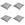Madison sierkussen Best deal - rood - 60x60x10cm - set van 4