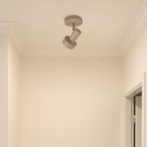 Freelight spot Lunata - 1 lichts - 10  x 15   cm - beige