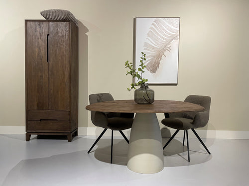 Brix eetkamertafel Marron - 140 cm - beige