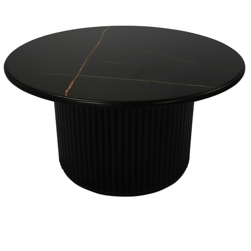 Furnhouse ronde salontafel Easy - Zwart - Ø 80 cm