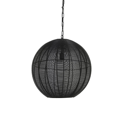 Light & Living hanglamp Amarah - zwart - Ø50cm - vtwonen shop