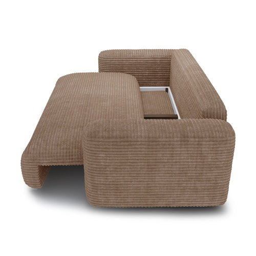 Premium Interiors - Slaapbank met opbergruimte LIOR - xxl-corduroy mol 260cm