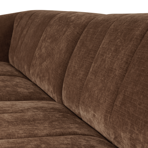 WOOOD 4-zits bank Omaire - Chenille - Lichtbruin