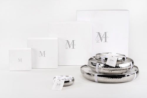 J-Line geurkaars M-Chic - metaal - zilver - medium - 21U - vtwonen shop