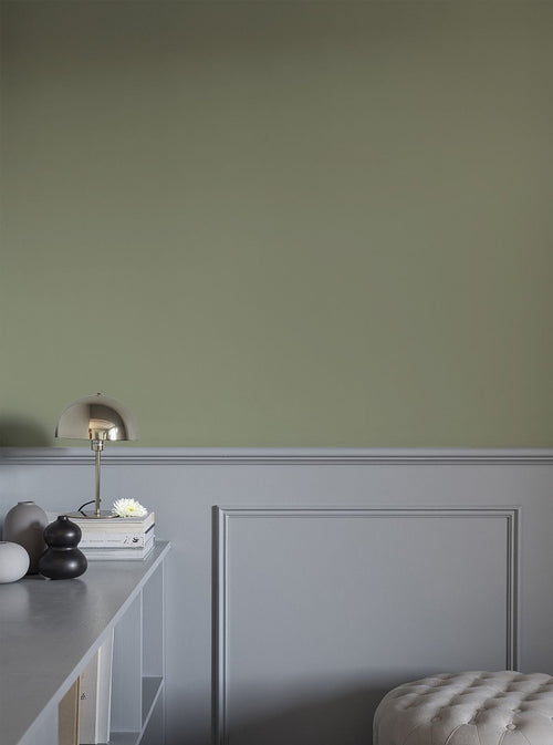 Duro Wallpaper behang effen saliegroen - 53 cm x 10.05 m - 662222