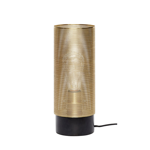 Hübsch tafellamp Edge - ijzer/marmer - ø12xh31cm