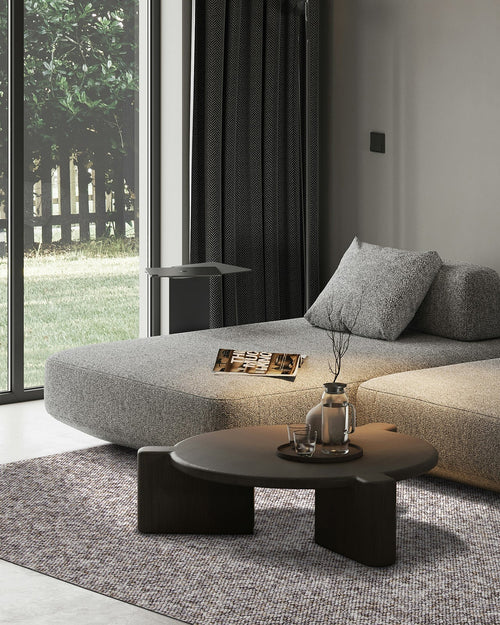 AFK Living vloerkleed Sandstone - wasbaar - grijs - 120 x 170 cm
