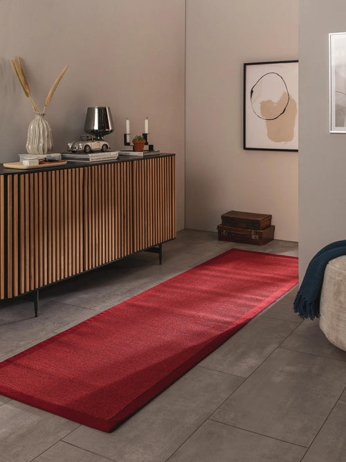 benuta sisal loper Sana - rood - 70x240 cm