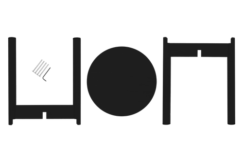 noo.ma HOPP Kruk - Vulcano Black