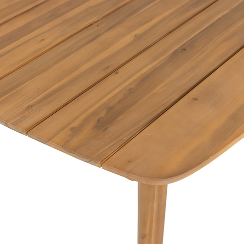 WOOOD tuintafel Kris - Acacia Hout - Naturel - 76x90x90