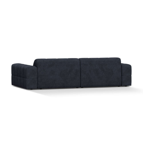 Cosmopolitan Design - Bank Chicago 4-zits, chenille marineblauw - 102x252x78cm
