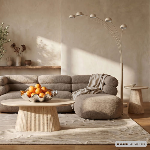 Kare Design Salontafel Alma Travertino 120x60cm