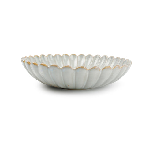 S|P Collection - Diep bord 22xH5cm nuance white Lotus - Set van 4 - vtwonen shop