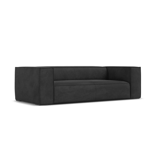 Cosmopolitan Design - Bank Turin 3-zits, structurele stof donkergrijs - 100x227x68cm