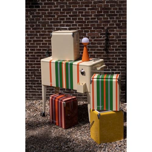 Zuiver Cooler Be Wine Koelbox Strepen Lemon  - Groen