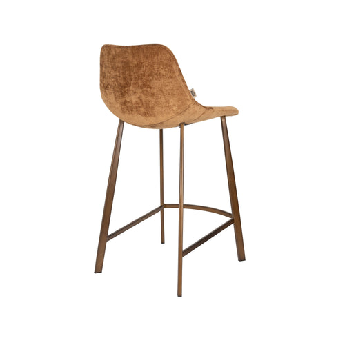 Dutchbone Franky Barkrukken 65 cm Cognac  - Set van 2