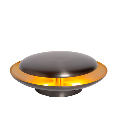 Atmooz wandlamp Ugo - antiek messing - Ø 29 x H 9 cm - G9