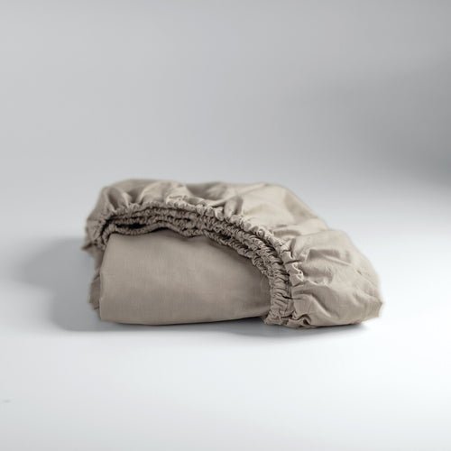 Cinderella - Hoeslaken Weekend matrashoogte 35 cm - 90x200 cm - Taupe