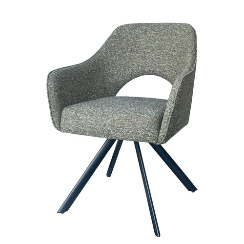 Livingfurn eetkamerstoel Helen Turtle - grijs - set van 2 - vtwonen shop