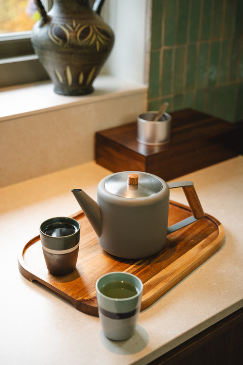 Bredemeijer -Theepot Boston - leigrijs - 1,1L