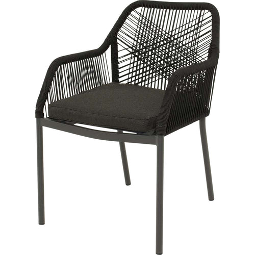 Lesli Living bistrostoel Akita - zwart - 56x62x81cm