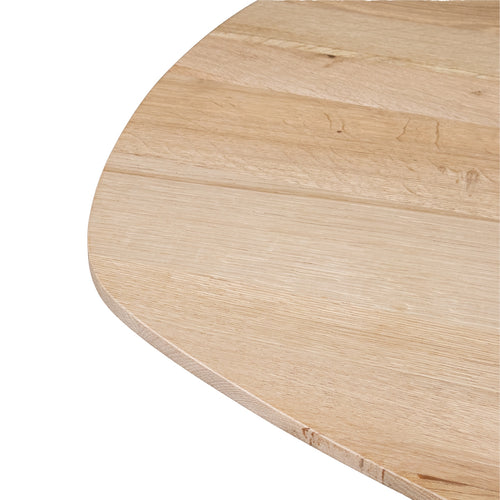 DÉJA Living Eettafel Gabriel - Ovaal - Eikenhout - 160cm