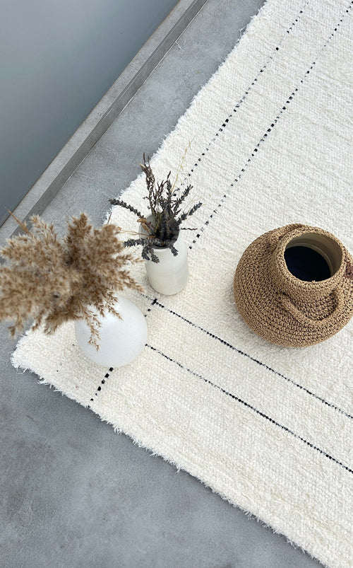 AFK Living vloerkleed Vasco - handgemaakt - Gerecycled katoen - 120 x 170 cm